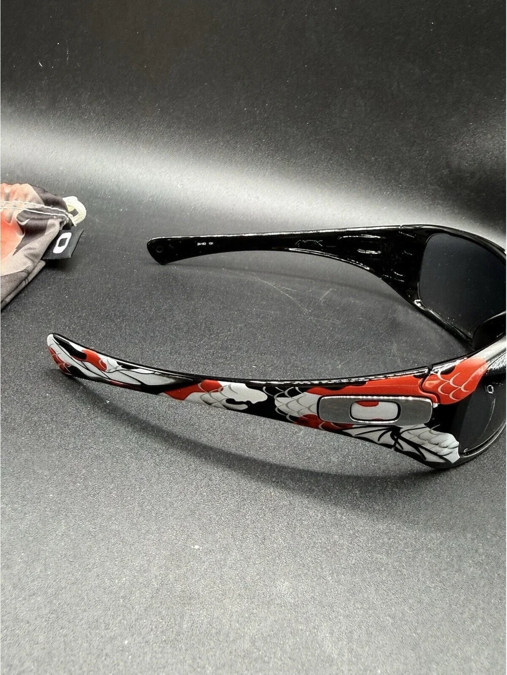 Oakley ANTIX Koi Fish Polished Black/Black Iridium Lenses 24-163